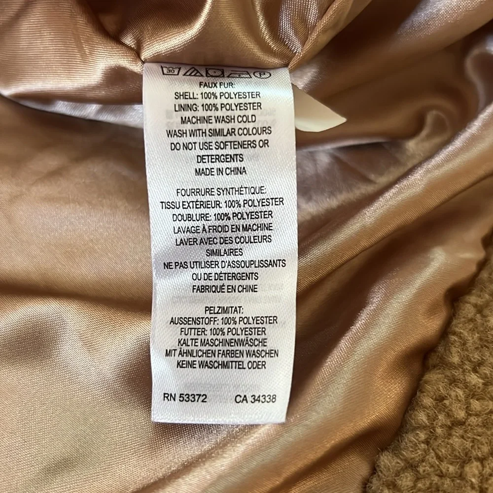 French Connection Faux Fur Teddy Jacket - Picture 6 of 8